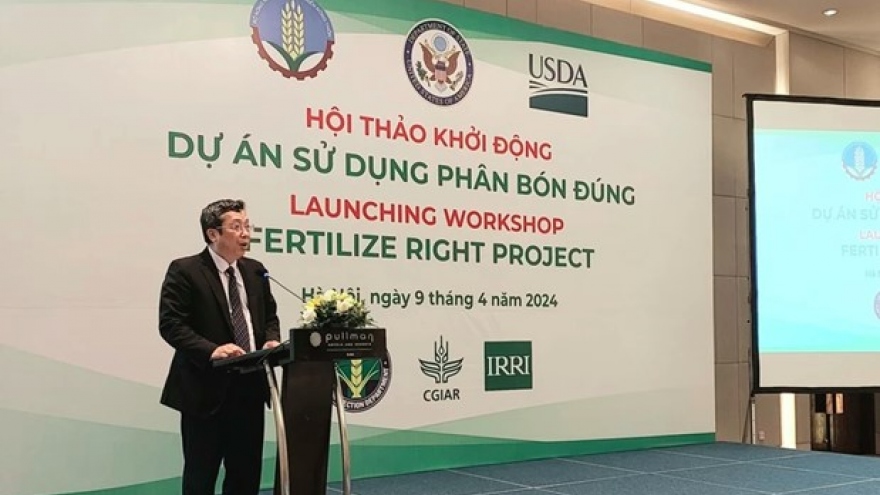 US assists Vietnam in proper fertiliser use